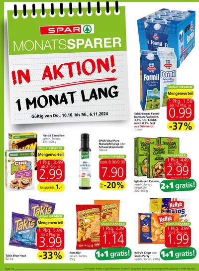 Spar Katalog in St. Johann in Tirol | Neue Angebote zum Entdecken | 9.10.2024 - 23.10.2024