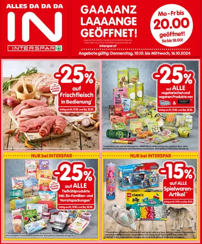 Interspar Katalog in Saalfelden am Steinernen Meer | Aktuelle Sonderaktionen | 10.10.2024 - 24.10.2024