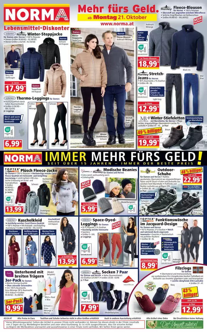 Norma Katalog | Jetzt sparen mit unseren Deals | 21.10.2024 - 25.10.2024