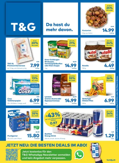 T&G Katalog in Feldkirchen in Kärnten | Attraktive Sonderangebote für alle | 13.10.2024 - 27.10.2024