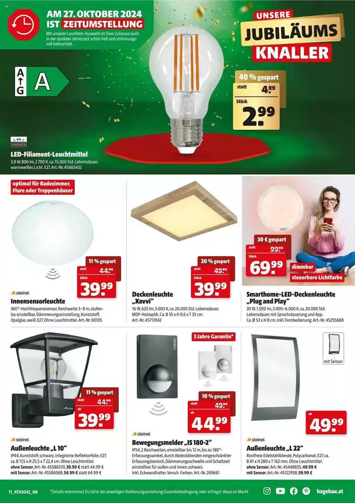 Hagebau Katalog in Graz | Tolles Angebot für Schnäppchenjäger | 15.10.2024 - 29.10.2024