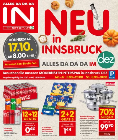 Interspar Katalog in Innsbruck | Interspar flugblatt | 15.10.2024 - 29.10.2024