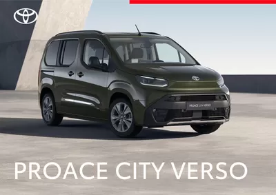 Toyota Katalog | Toyota Proace City Verso & Proace City Verso Electric | 15.10.2024 - 15.10.2025