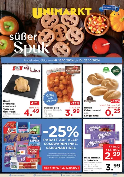 Unimarkt Katalog in Leonding | Unsere besten Schnäppchen | 16.10.2024 - 22.10.2024