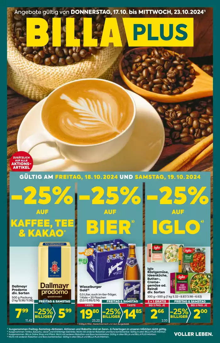 BILLA PLUS Katalog in Salzburg | Top-Deals für alle Kunden | 17.10.2024 - 31.10.2024