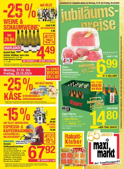 Maximarkt Katalog | Tolles Angebot für Schnäppchenjäger | 18.10.2024 - 1.11.2024