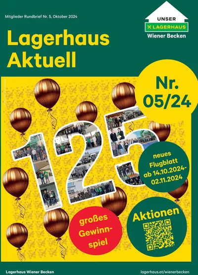 Lagerhaus Katalog in Kilb | Mitglieder-Rundbrief Nr. 5/2024 | 18.10.2024 - 1.11.2024