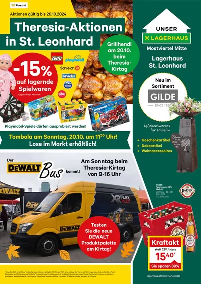 Lagerhaus Katalog in Völkermarkt | Theresia-Aktionen in St. Leonhard | 19.10.2024 - 2.11.2024