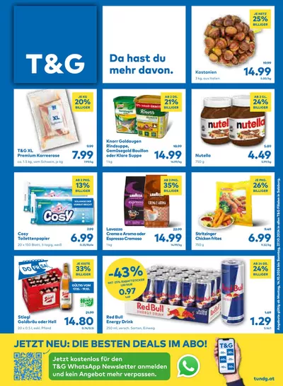 T&G Katalog in Kitzbühel | Aktuelle Sonderaktionen | 20.10.2024 - 3.11.2024