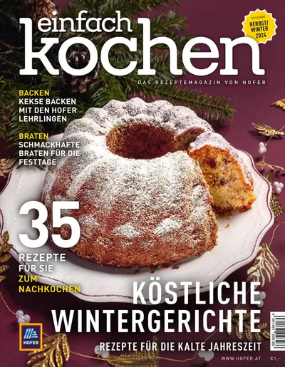 Angebote von Supermärkte in Wien | Einfach Kochen Herbst/Winter 2024 in Hofer | 22.10.2024 - 5.11.2024