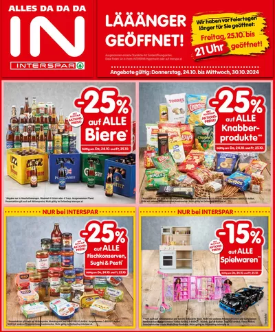 Angebote von Restaurants | Top-Angebote für Sparfüchse in Interspar Restaurant | 22.10.2024 - 5.11.2024