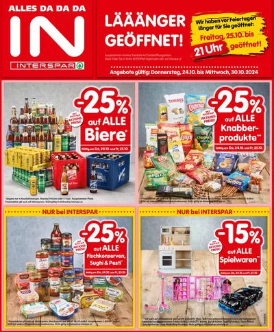 Angebote von Restaurants in Innsbruck | Unsere besten Deals für Sie in Interspar Restaurant | 22.10.2024 - 5.11.2024