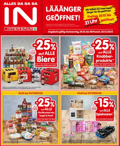 Angebote von Restaurants | Aktuelle Sonderaktionen in Interspar Restaurant | 22.10.2024 - 5.11.2024