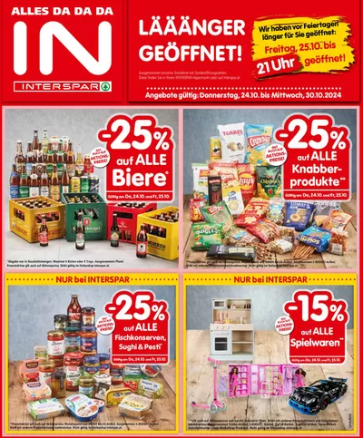 Interspar Katalog in Feldkirch | Exklusive Schnäppchen | 22.10.2024 - 5.11.2024