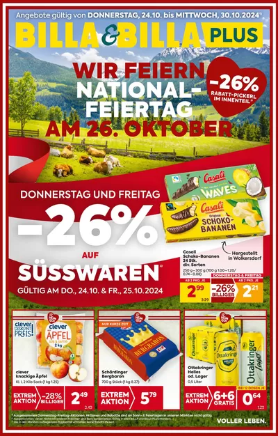 Billa Katalog in Wien | Vorschau BILLA Wien KW43 | 22.10.2024 - 5.11.2024