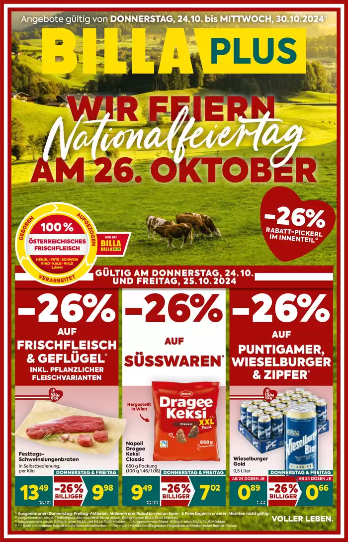 Billa Katalog in Wien | Vorschau BILLA PLUS Wien KW43 | 22.10.2024 - 5.11.2024