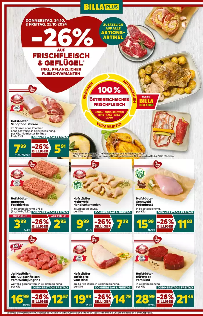 Billa Katalog in Wien | Vorschau BILLA PLUS Wien KW43 | 22.10.2024 - 5.11.2024