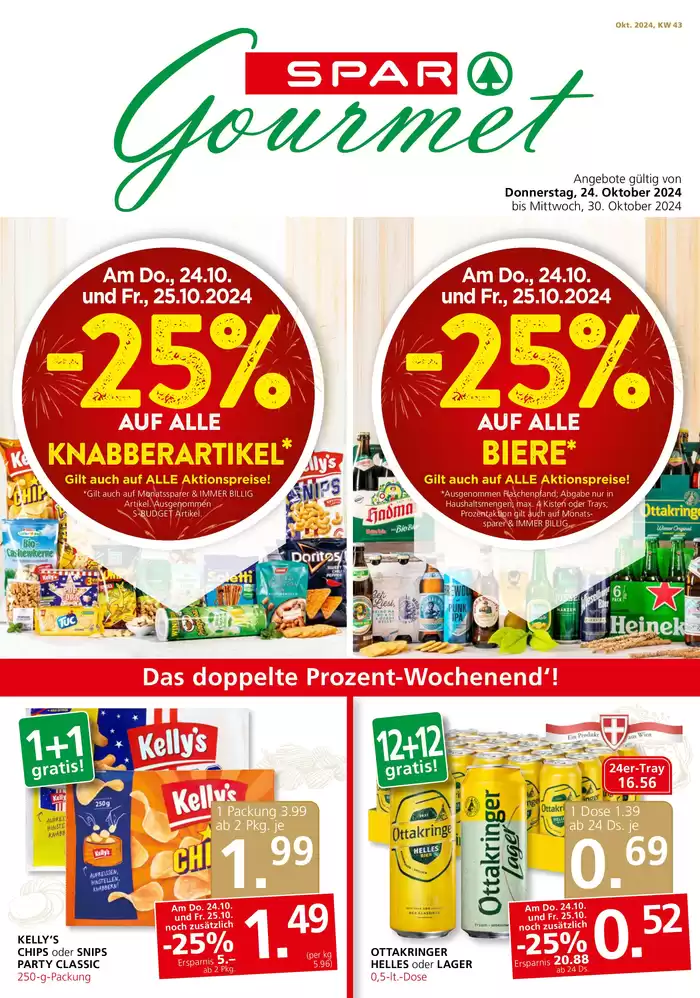 SPAR-Gourmet Katalog | SPAR-Gourmet flugblatt | 23.10.2024 - 6.11.2024