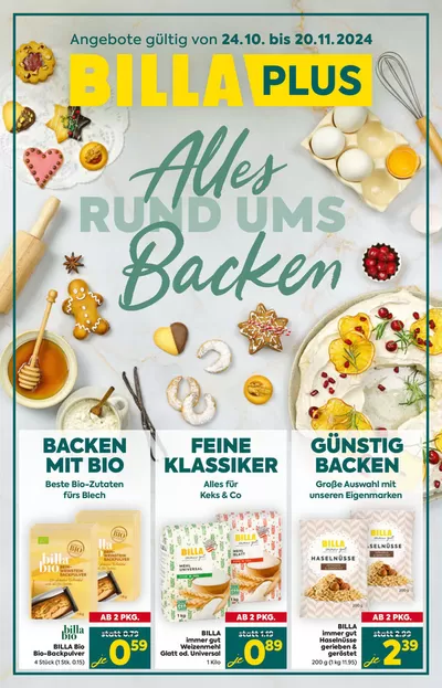 Billa Katalog in Schwechat | BILLA PLUS Backen Sonderflugblatt KW43-47 2024 | 24.10.2024 - 7.11.2024