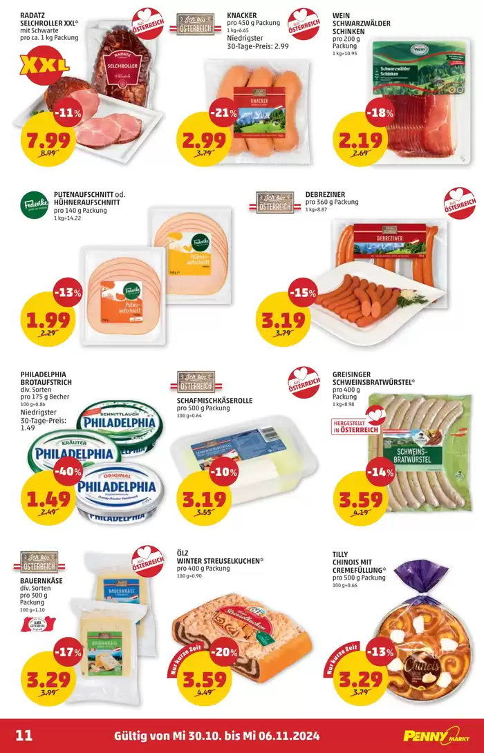 Penny Katalog in Vösendorf | Tolle Rabatte auf ausgewählte Produkte | 25.10.2024 - 8.11.2024