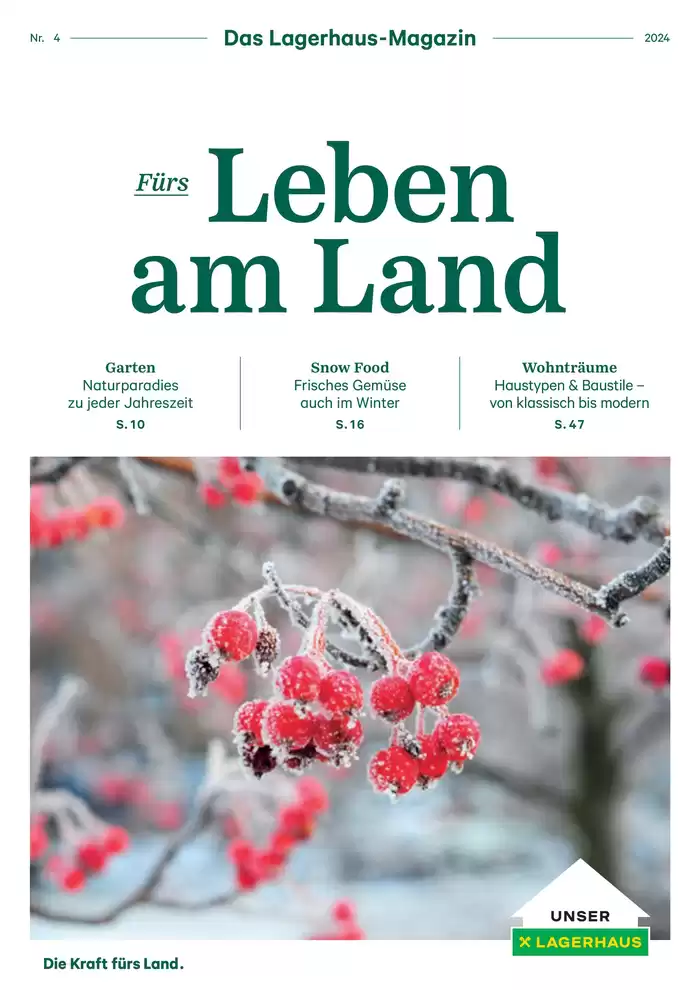 Lagerhaus Graz Land Katalog in Graz | Nr. 4 - Lagerhaus Magazin 2024 | 26.10.2024 - 9.11.2024