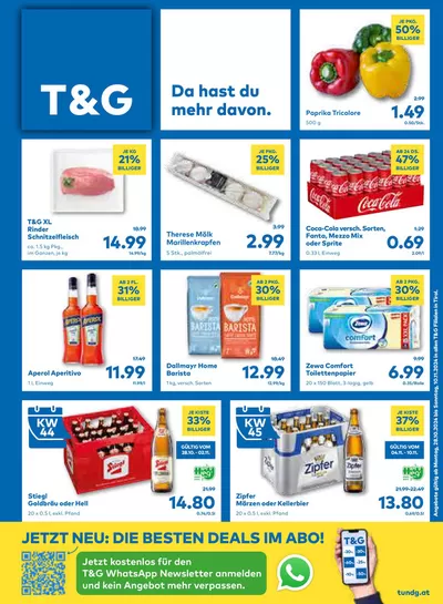 T&G Katalog in Landeck | T&G Flugblatt | 27.10.2024 - 10.11.2024