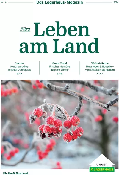 Angebote von Baumärkte & Gartencenter in Stetten | Nr. 4 - Lagerhaus Magazin 2024 in Lagerhaus | 28.10.2024 - 11.11.2024