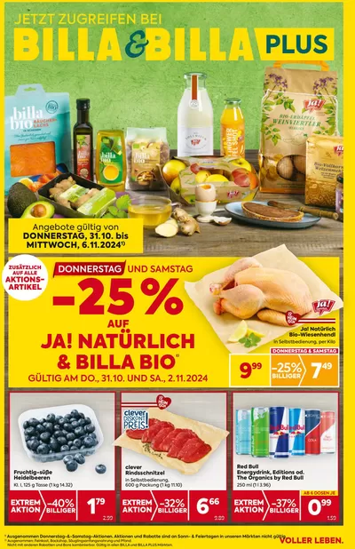 Billa Katalog in Schwechat | Vorschau BILLA Wien KW44 | 29.10.2024 - 12.11.2024