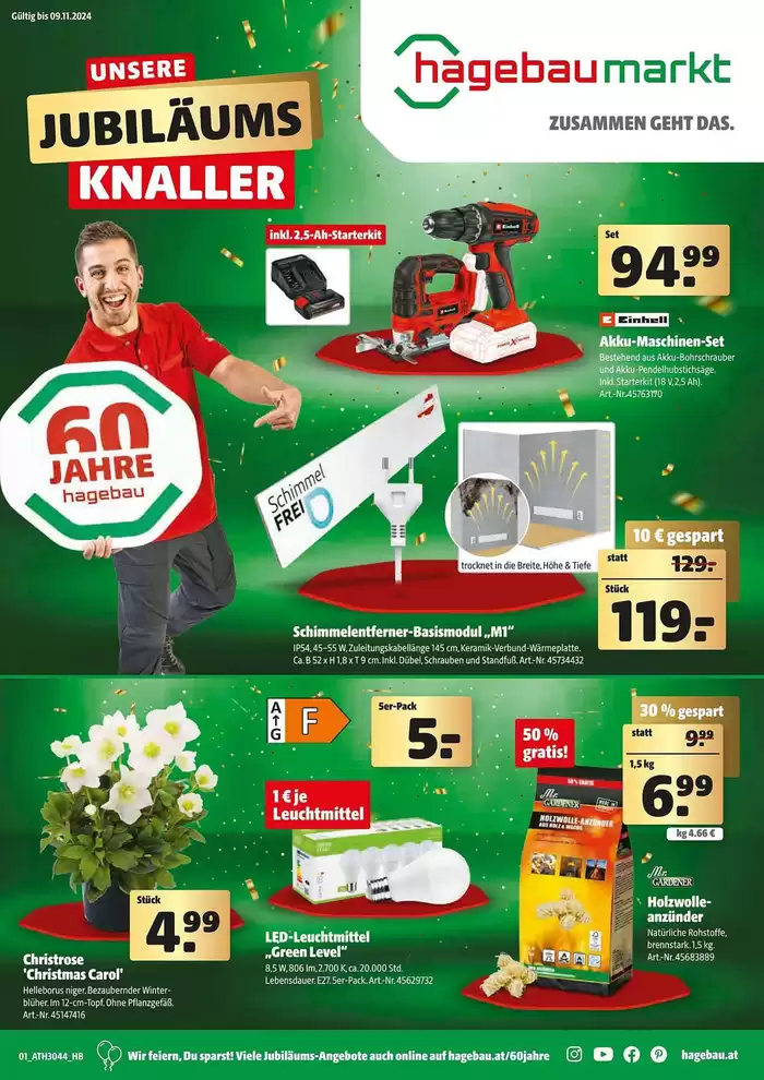 Hagebau Katalog in Graz | Rabatte und Aktionen | 30.10.2024 - 13.11.2024