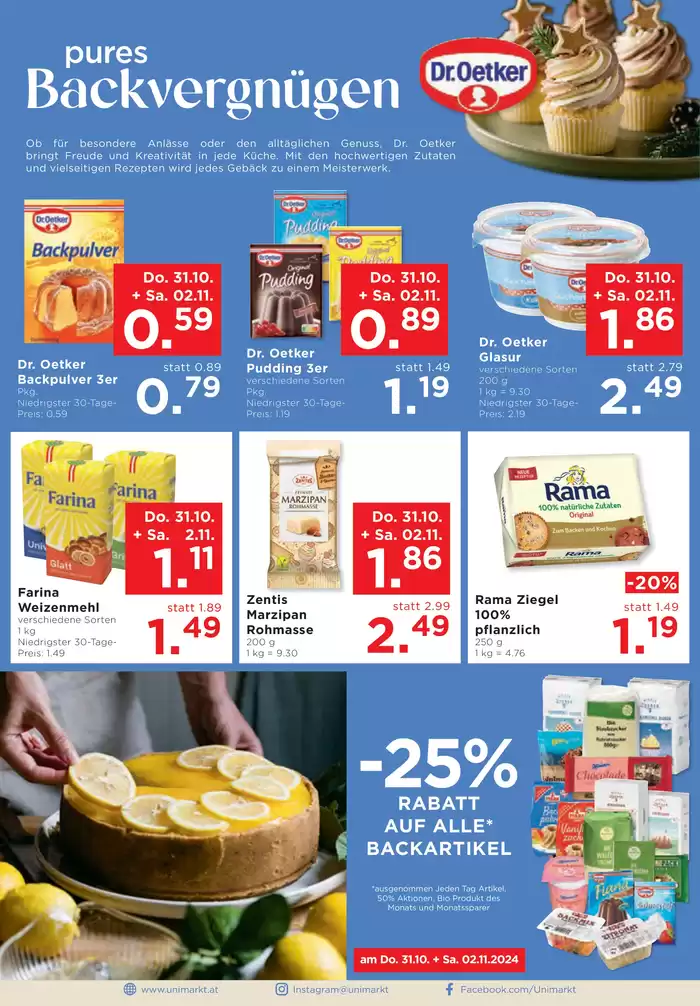 Unimarkt Katalog in Wels | Unsere besten Schnäppchen | 30.10.2024 - 13.11.2024