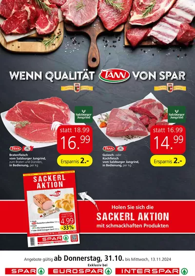 Eurospar Katalog in Thomatal | Tolles Angebot für Schnäppchenjäger | 30.10.2024 - 13.11.2024