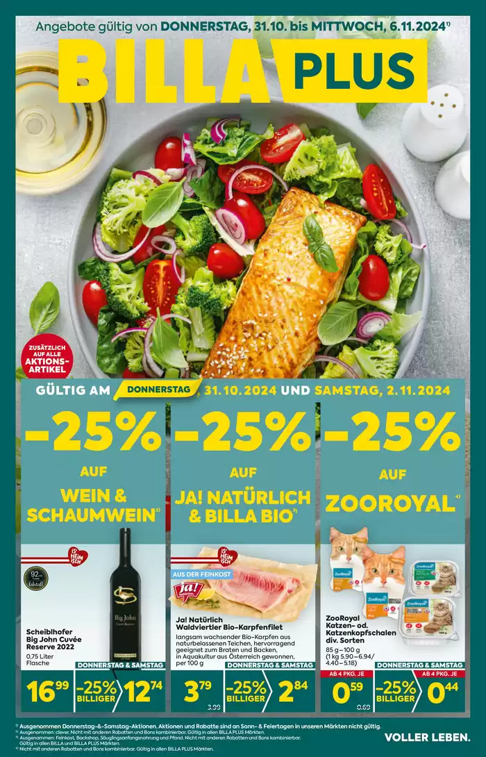 BILLA PLUS Katalog in Traun | Exklusive Deals für unsere Kunden | 31.10.2024 - 14.11.2024