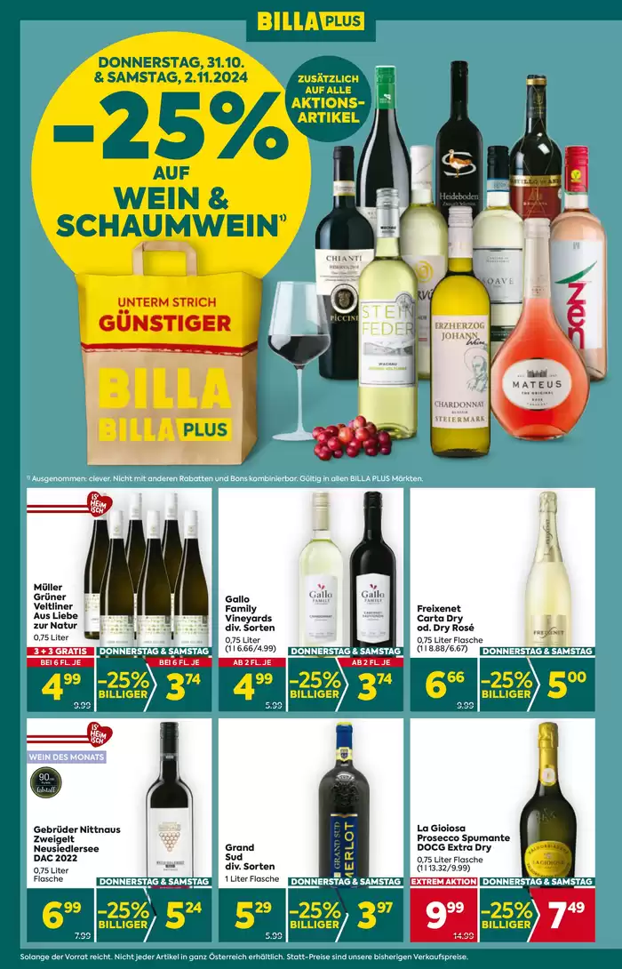 BILLA PLUS Katalog in Traun | Exklusive Deals für unsere Kunden | 31.10.2024 - 14.11.2024