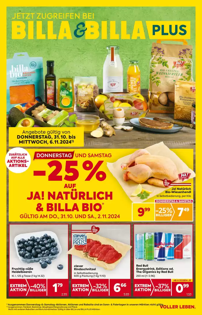 Billa Katalog in Schwechat | BILLA Wien | 29.10.2024 - 6.11.2024