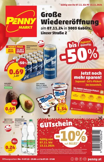 Penny Katalog in Krensdorf | Tolle Rabatte auf ausgewählte Produkte | 1.11.2024 - 15.11.2024