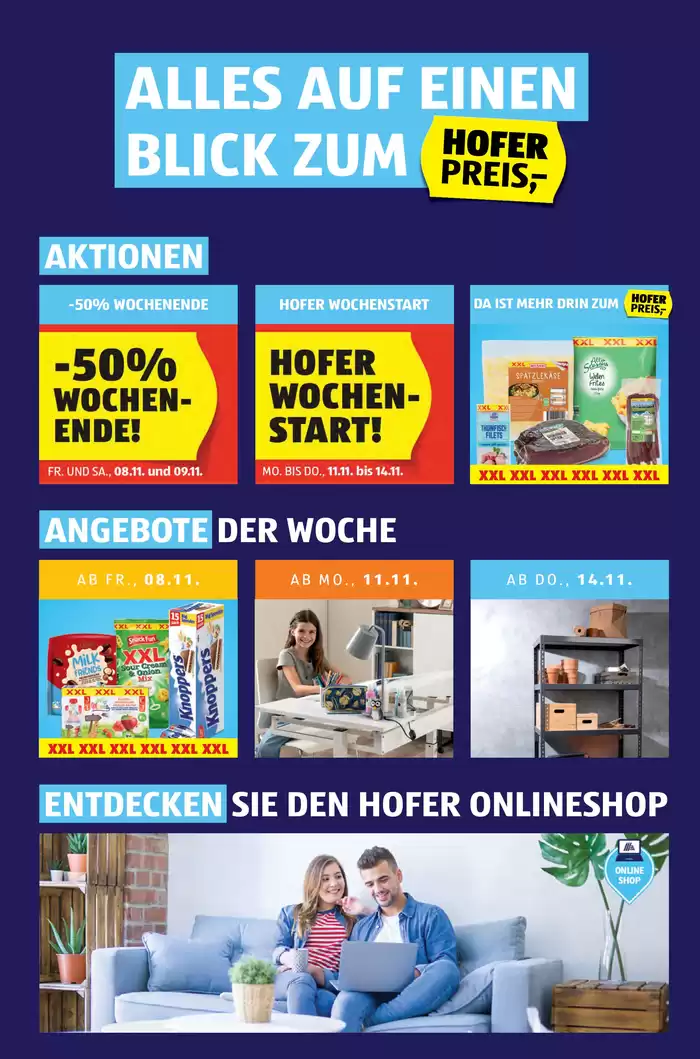 Hofer Katalog in Wien | Blättern Sie online im HOFER Flugblatt | 6.11.2024 - 20.11.2024