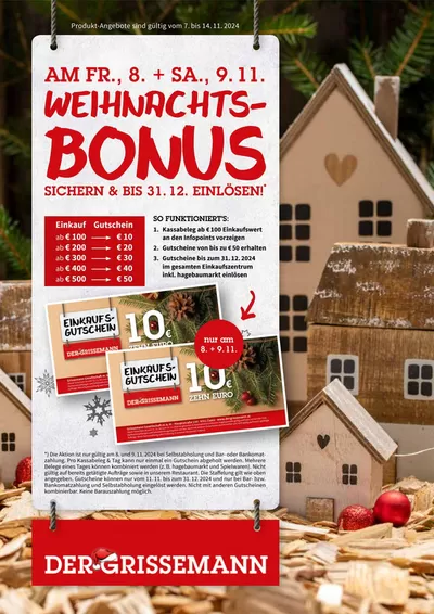 Der Grissemann Katalog in Zams | Tolles Angebot für Schnäppchenjäger | 7.11.2024 - 21.11.2024