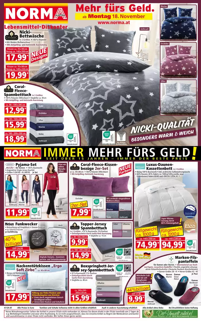 Norma Katalog in Salzburg | Tolles Angebot für alle Kunden | 18.11.2024 - 22.11.2024