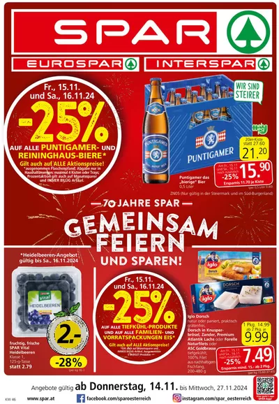 Spar Katalog | Sonderangebote für Sie | 13.11.2024 - 27.11.2024