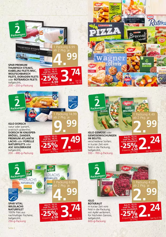 SPAR-Gourmet Katalog in St. Pölten | SPAR-Gourmet flugblatt | 13.11.2024 - 27.11.2024