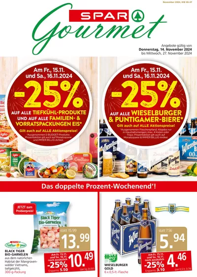 Angebote von Supermärkte | SPAR-Gourmet flugblatt in SPAR-Gourmet | 13.11.2024 - 27.11.2024