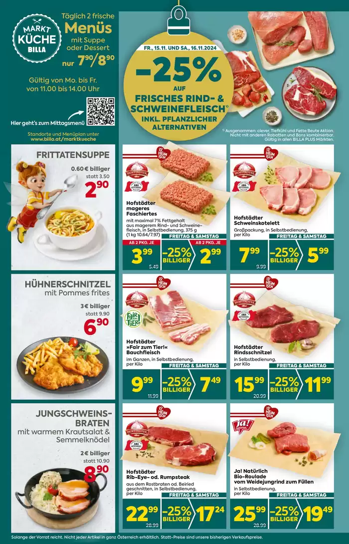 BILLA PLUS Katalog | Tolles Angebot für Schnäppchenjäger | 14.11.2024 - 28.11.2024