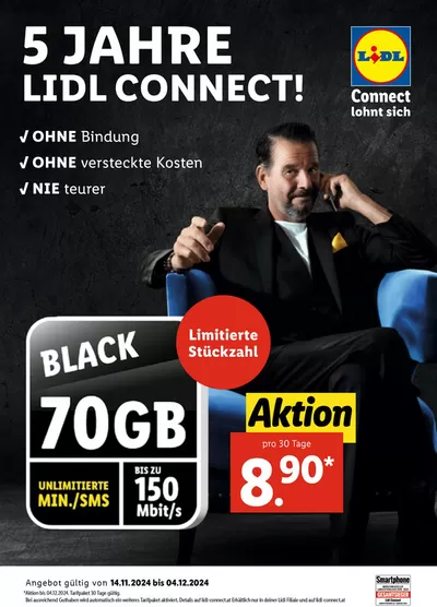 Lidl Katalog | Sonderflyer Lidl Connect | 14.11.2024 - 4.12.2024