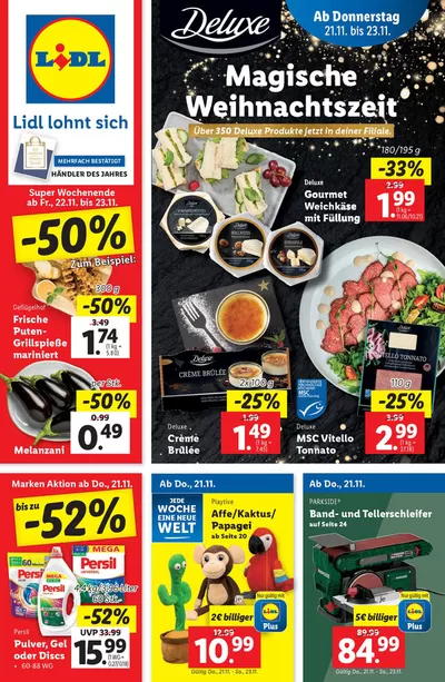 Lidl Katalog | Exklusive Deals und Schnäppchen | 21.11.2024 - 27.11.2024