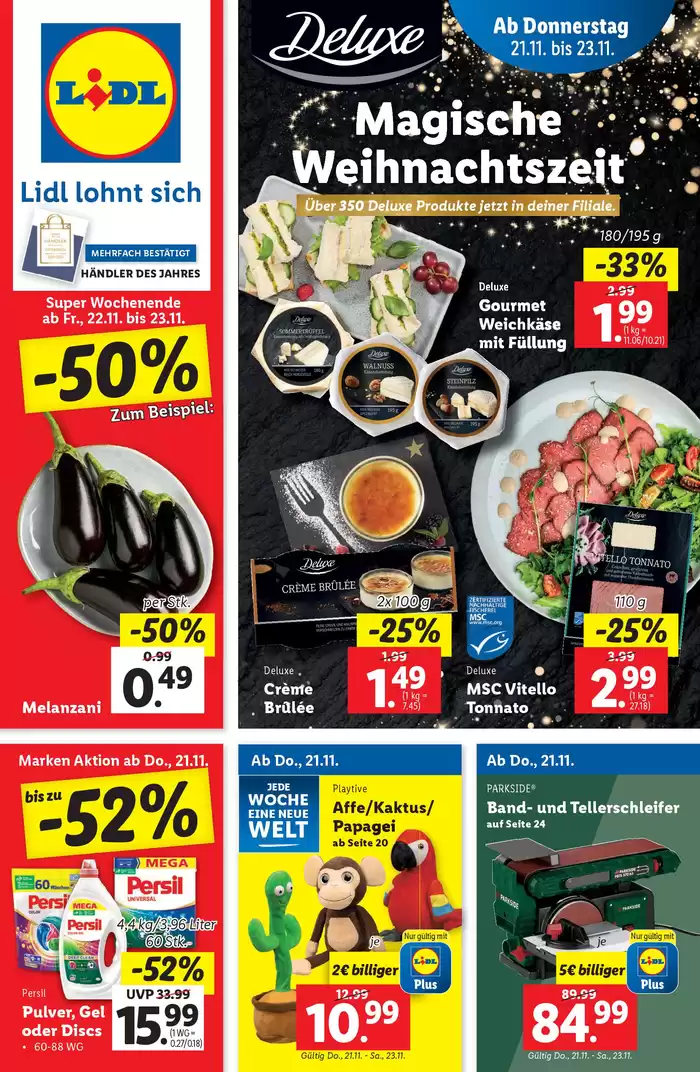 Lidl Katalog | Top-Deals und Rabatte | 21.11.2024 - 27.11.2024