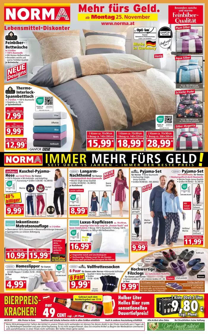 Norma Katalog in Salzburg | Top-Deals für alle Kunden | 25.11.2024 - 29.11.2024