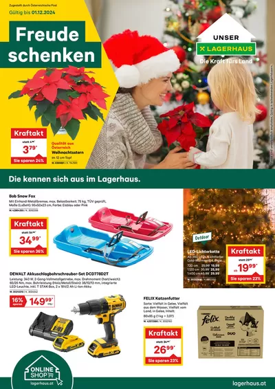 Angebote von Baumärkte & Gartencenter in Deutschlandsberg | Flugblatt November 2024 in Lagerhaus Graz Land | 19.11.2024 - 3.12.2024