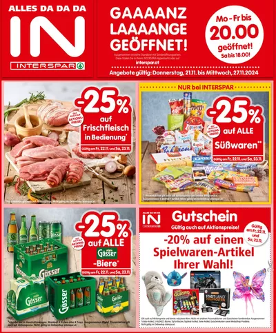 Interspar Katalog in Innsbruck | Neue Angebote zum Entdecken | 19.11.2024 - 3.12.2024