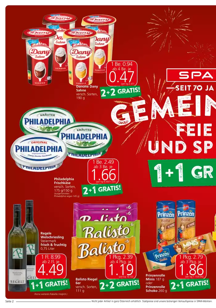 Spar Katalog | Rabatte und Aktionen | 20.11.2024 - 4.12.2024