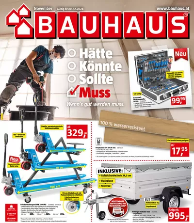 Angebote von Baumärkte & Gartencenter | Flugblatt kw45 2024 in Bauhaus | 20.11.2024 - 1.12.2024